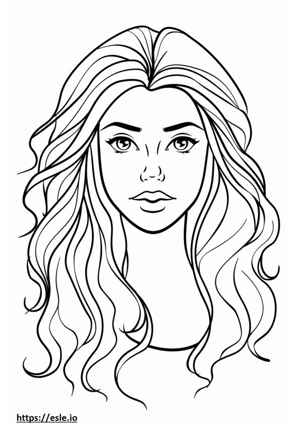 Capelli italiani disegno da colorare