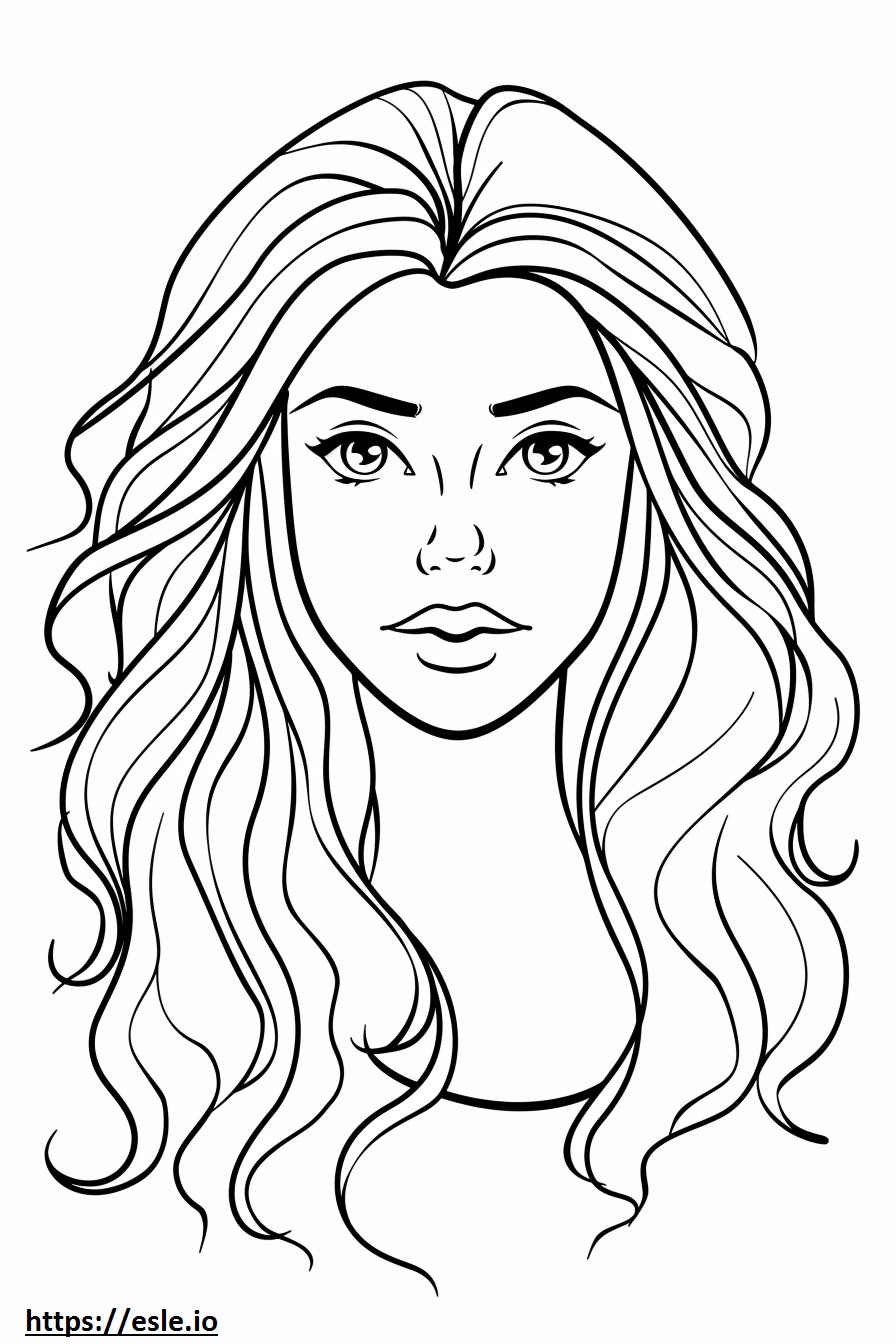 Capelli italiani da colorare da stampare