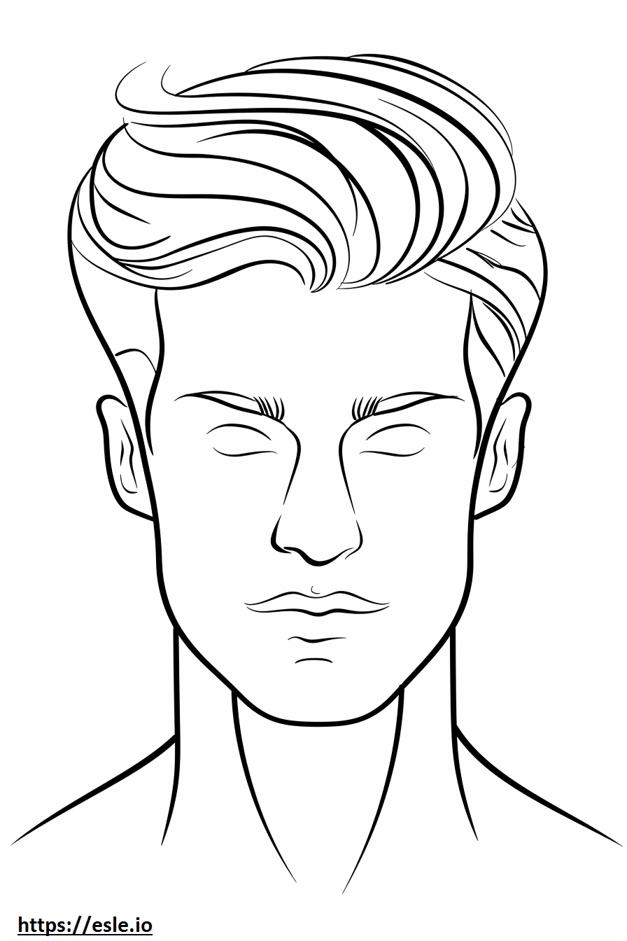 Italian Hair Coloring Page