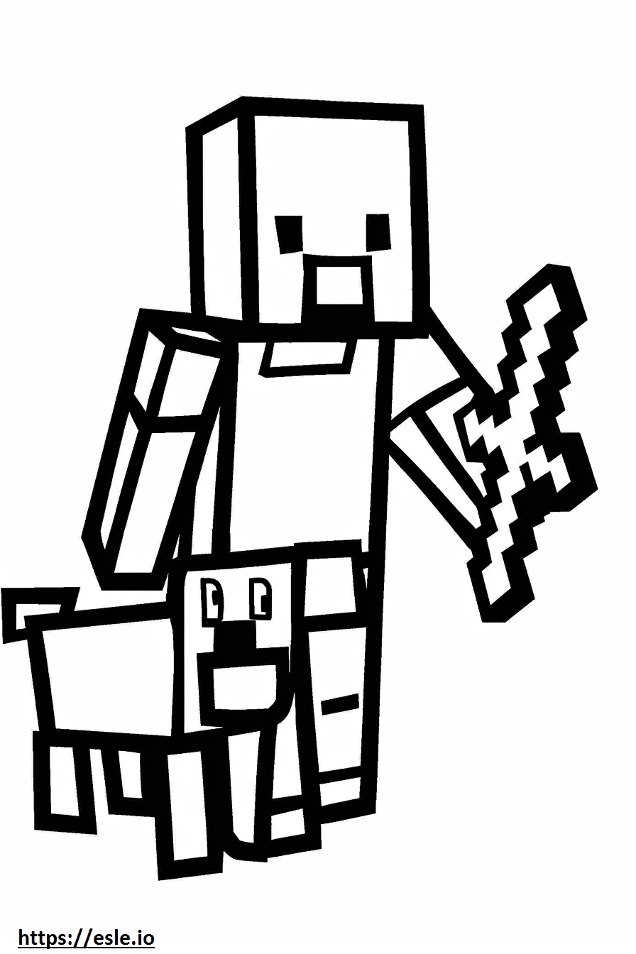 lindo minecraft para imprimir
