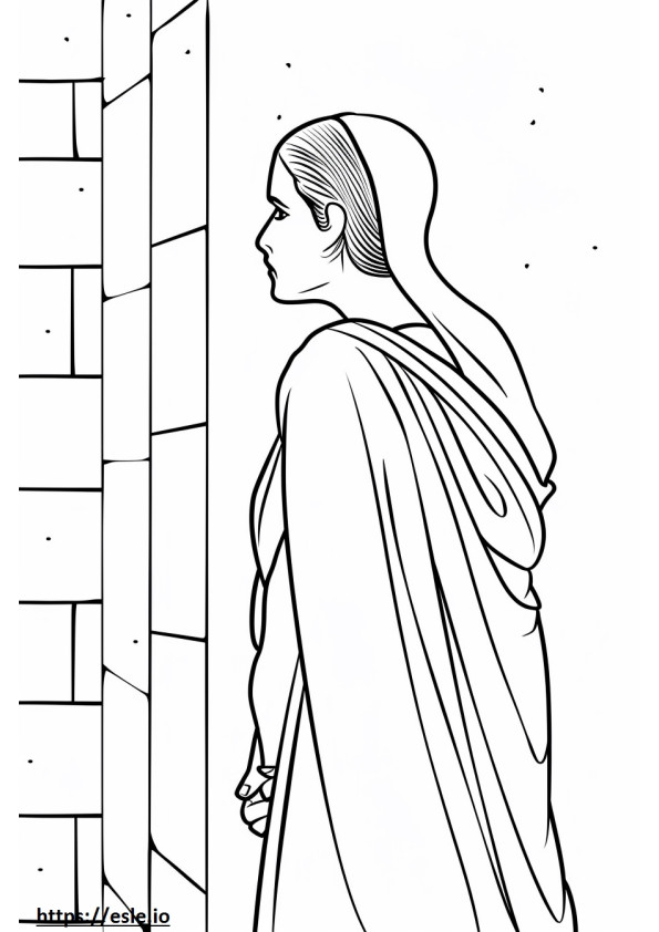 A woman who fears the lord coloring sheet
