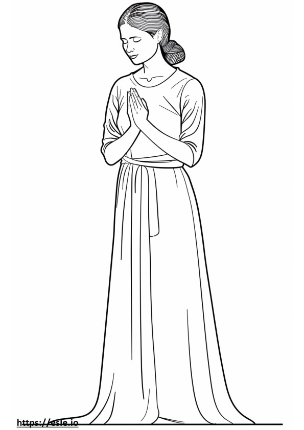 A woman who fears the lord for coloring