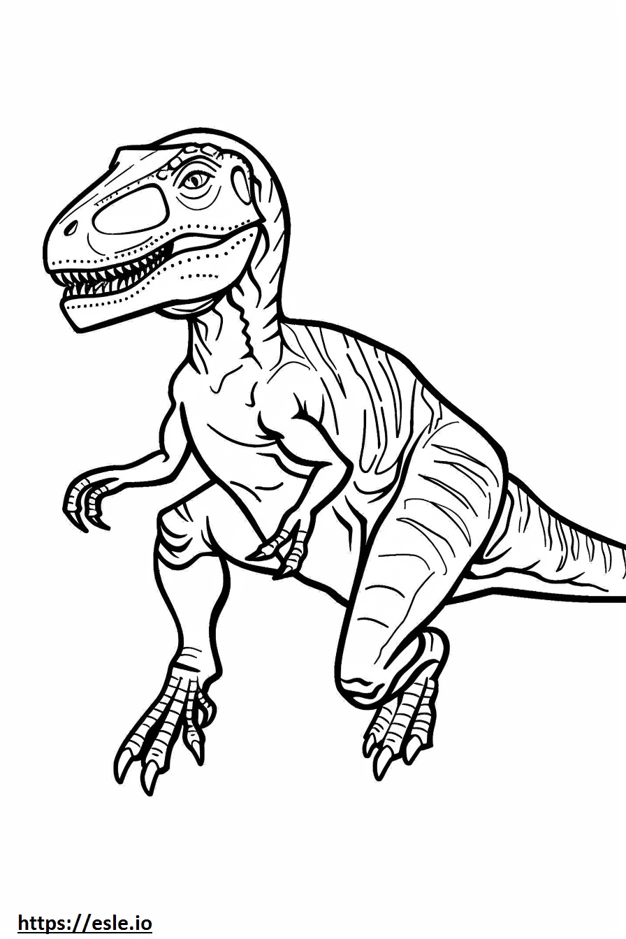 Velociraptor blu del mondo giurassico da stampare