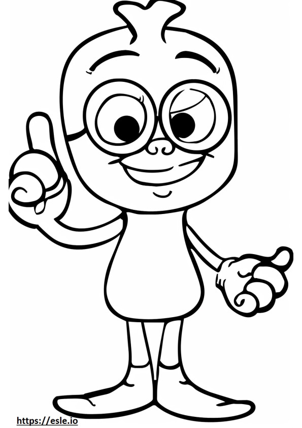 Gumby de colorat