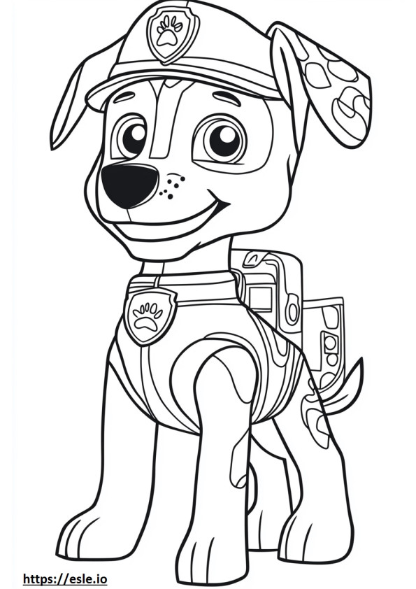 Sky paw patrol coloring page