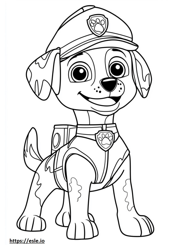 Sky paw patrol for coloring