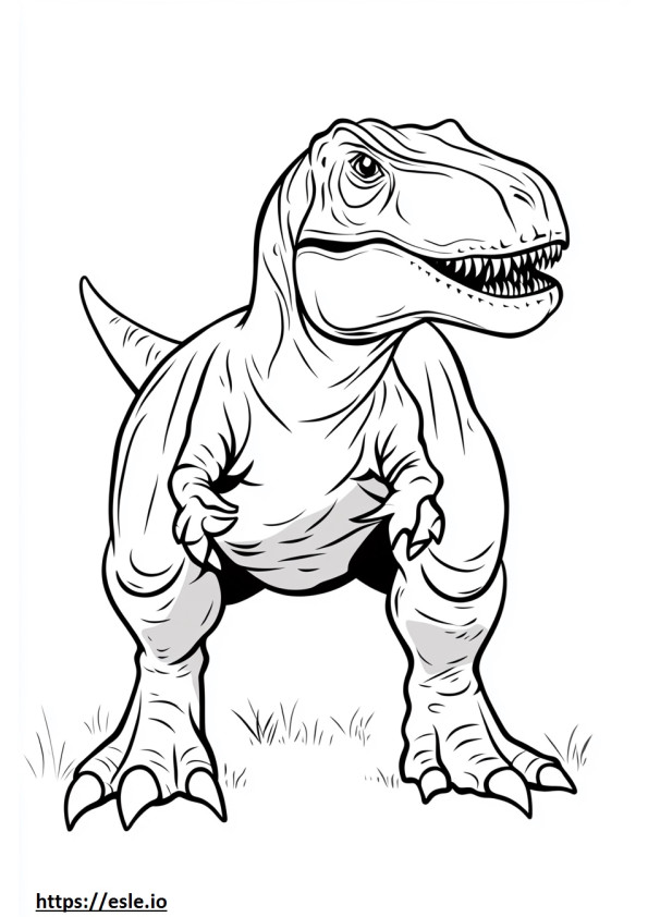 Blue from jurassic park for coloring