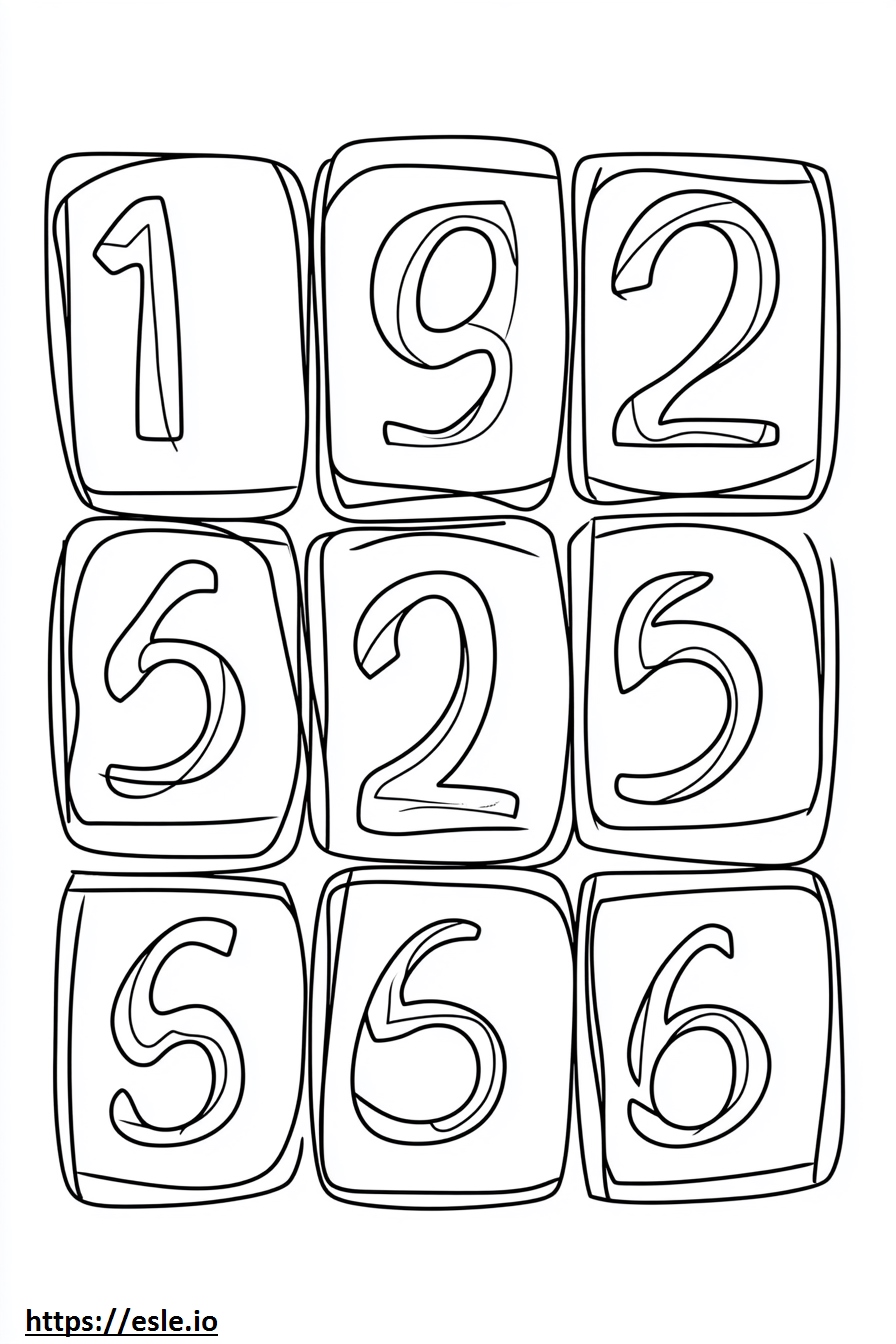 Numberblocks 12 free printable