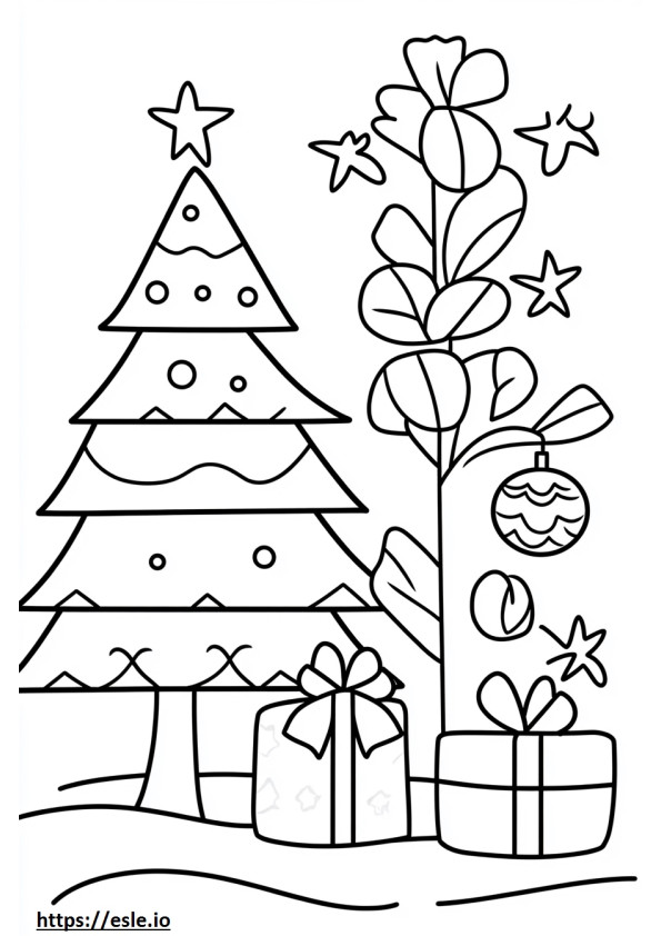 All holiday coloring sheet