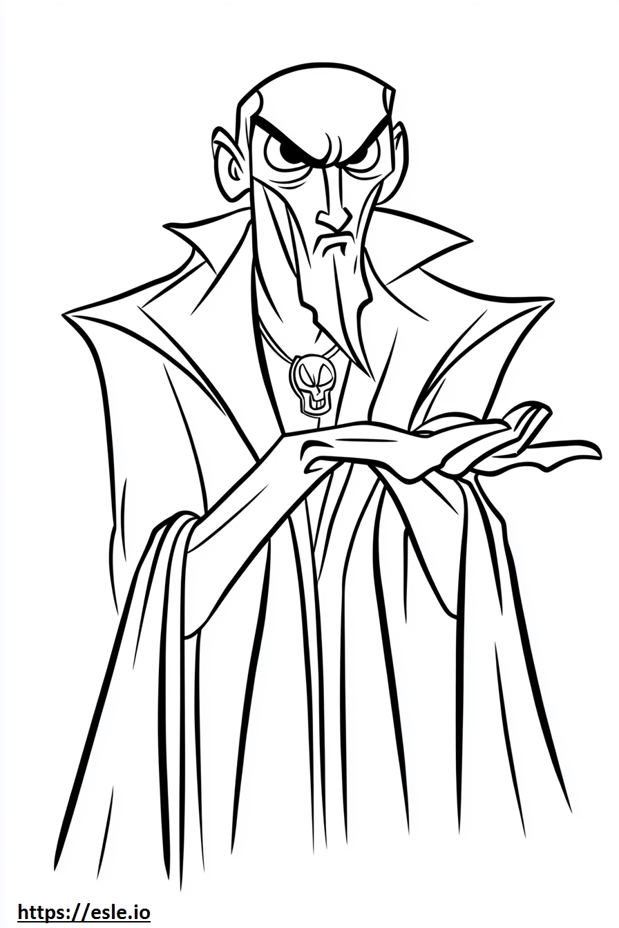 Méchant coloriage gratuit à imprimer