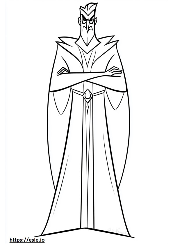Villain for coloring