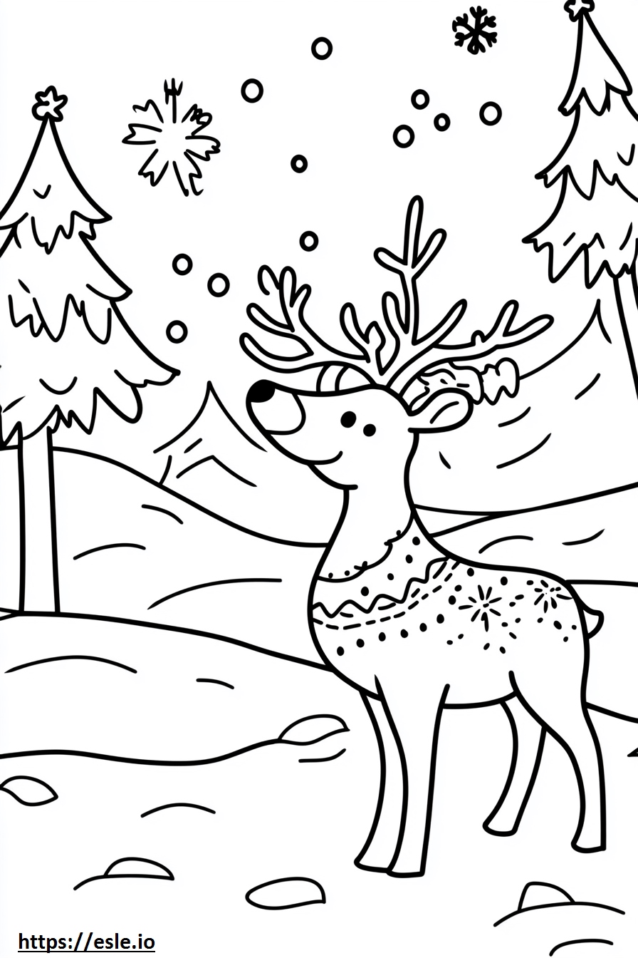 Christmas Time Coloring Page - Free Printable