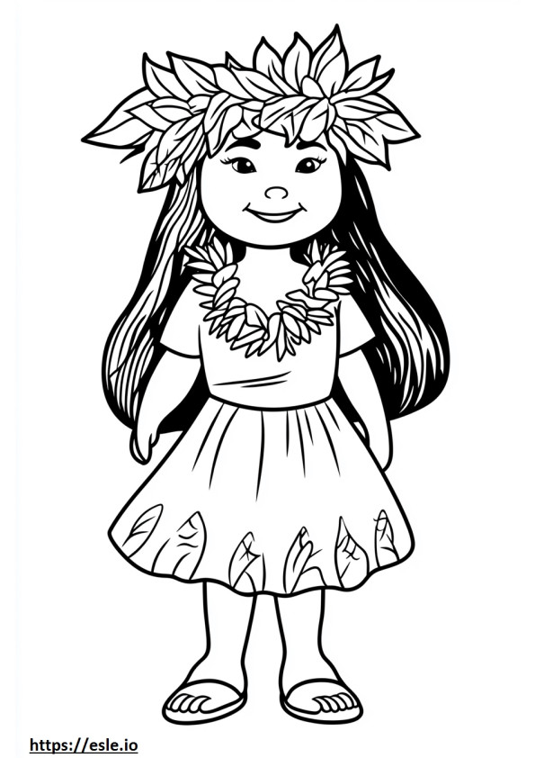 Maui para colorir