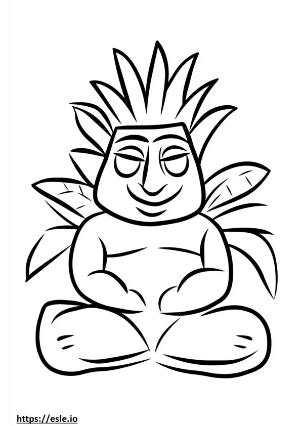 Maui desenho para colorir
