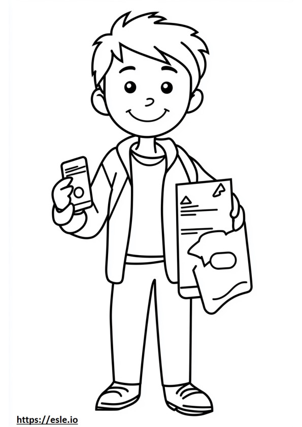 Eid cards coloring page