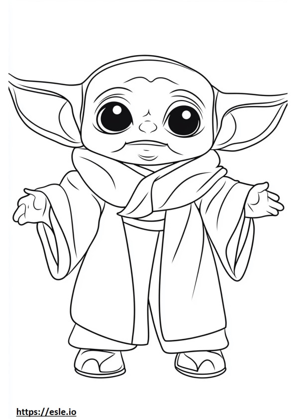 Baby Yoda San Valentino da stampare