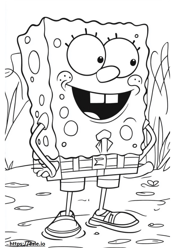 Spogebob coloring page