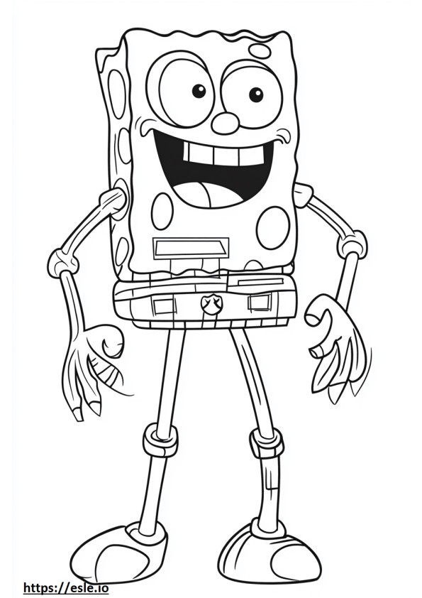 Spogebob da colorare e stampare