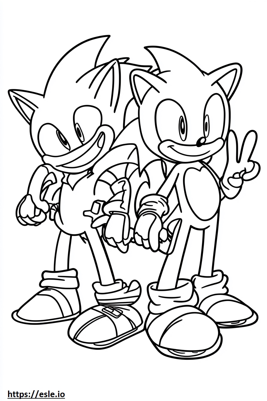Sonic the hedgehog and friends free printable