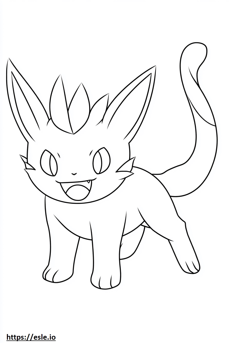 Pokemon Pachirisu untuk mewarnai
