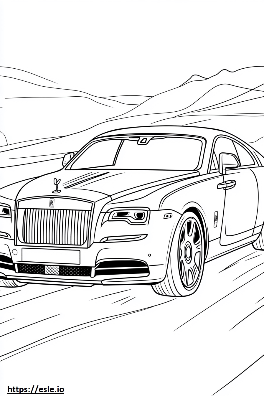 New rolls royce for coloring