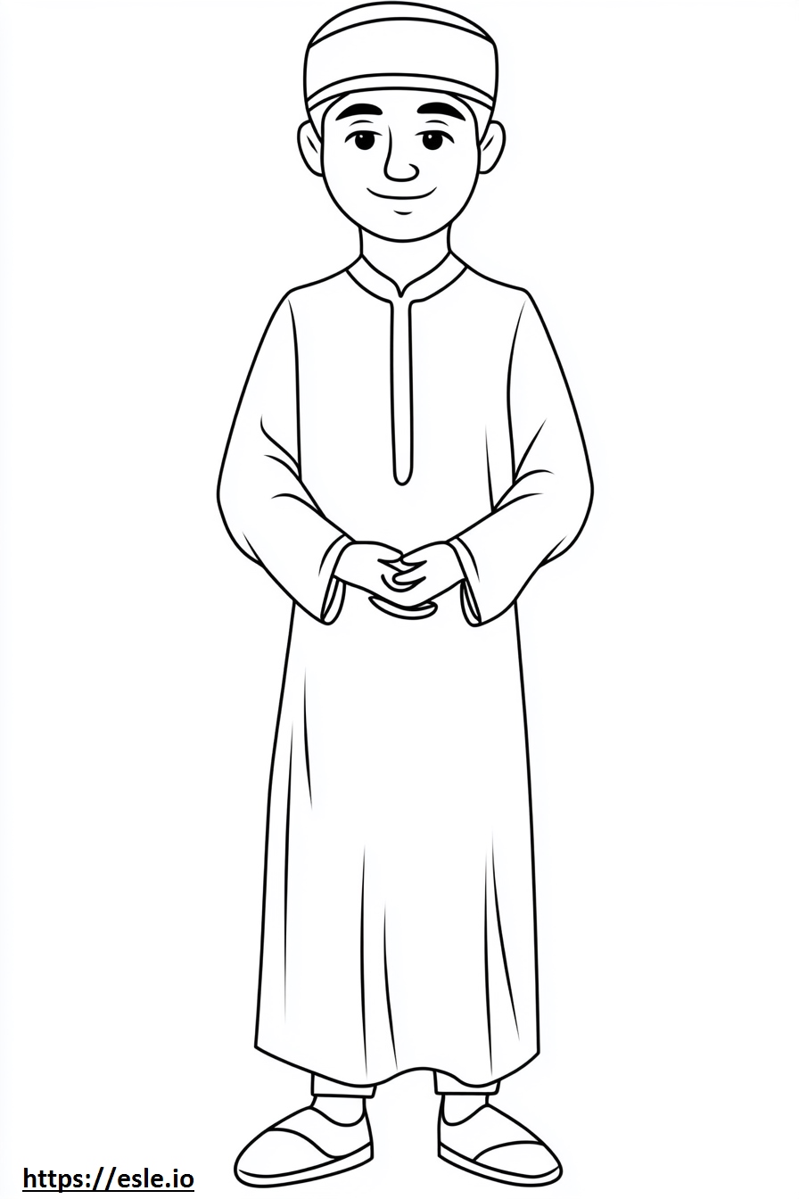 Dibujo de mohamed salah para colorear e imprimir