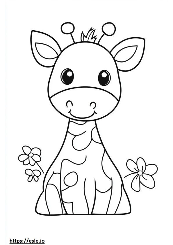 Summer animal coloring sheet