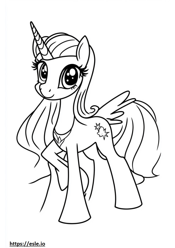 My little pony luna for coloring