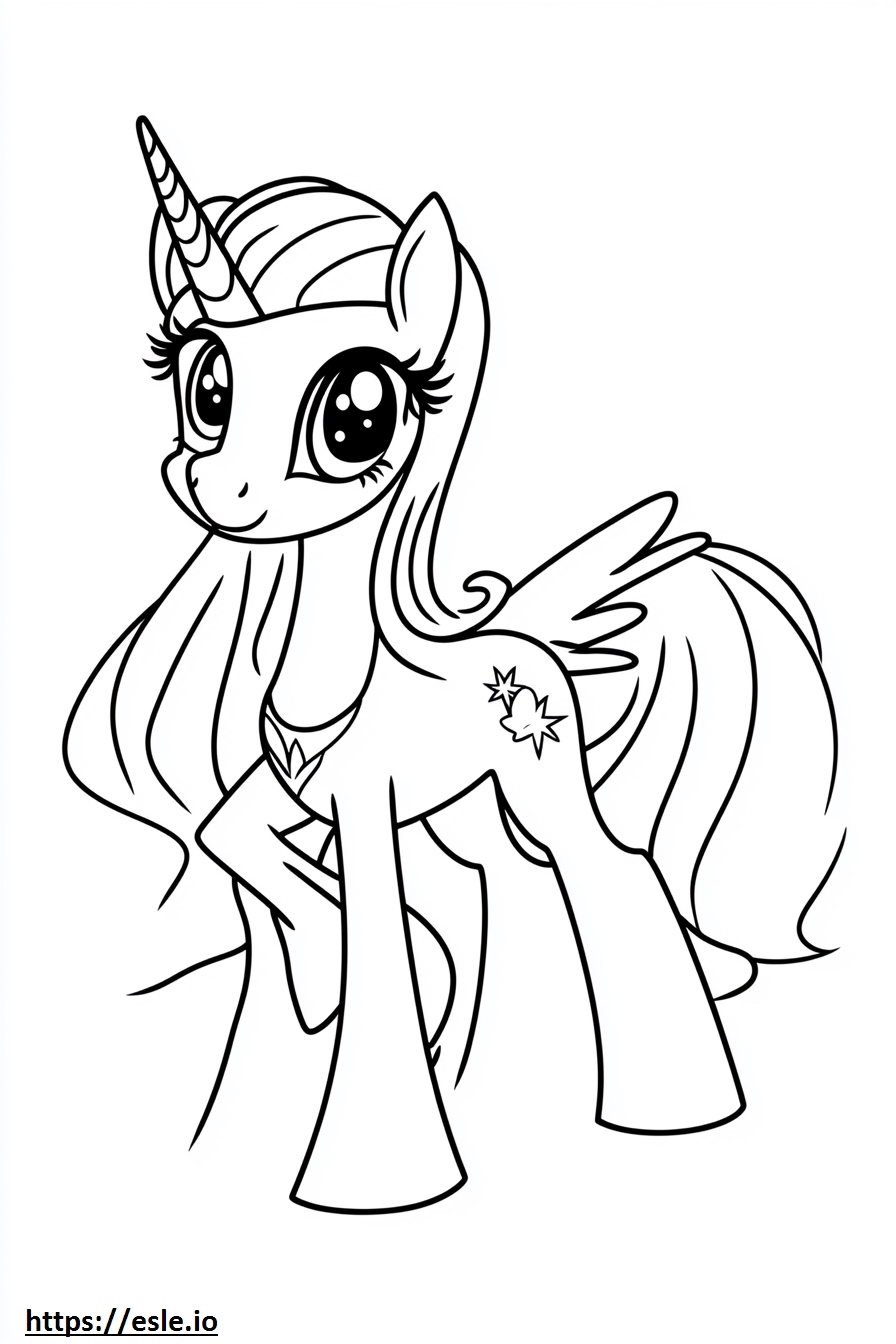 My Little Pony Luna Coloring Page