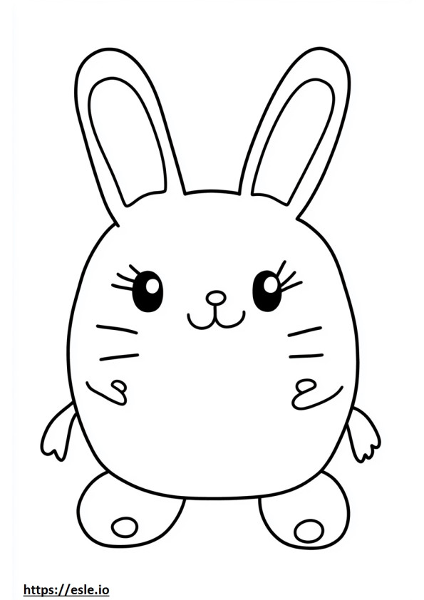 Kawaii sanrio coloring page