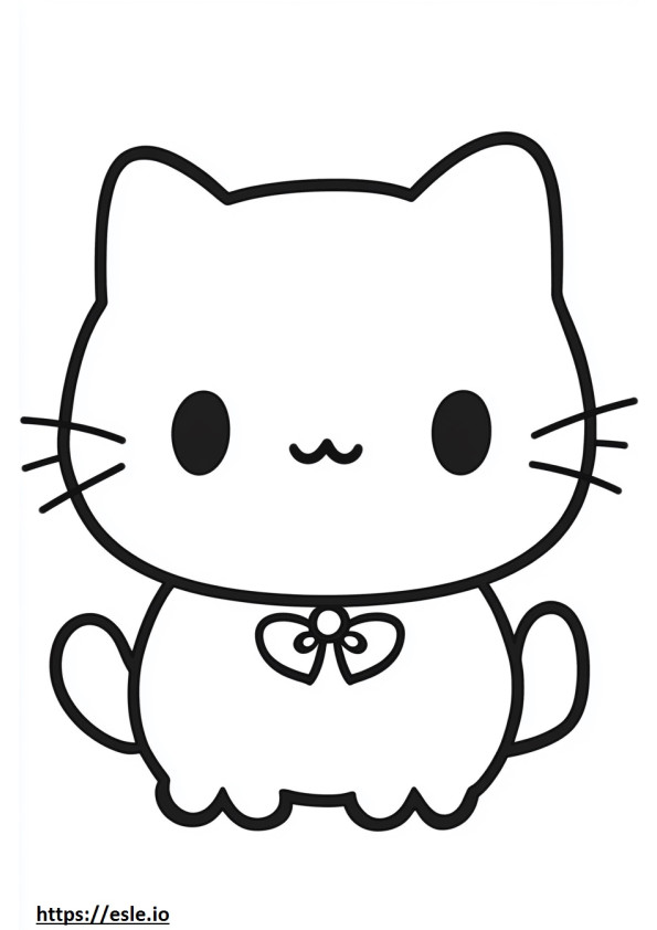 Kawaii sanrio coloring sheet