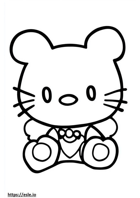 Kawaii sanrio for coloring