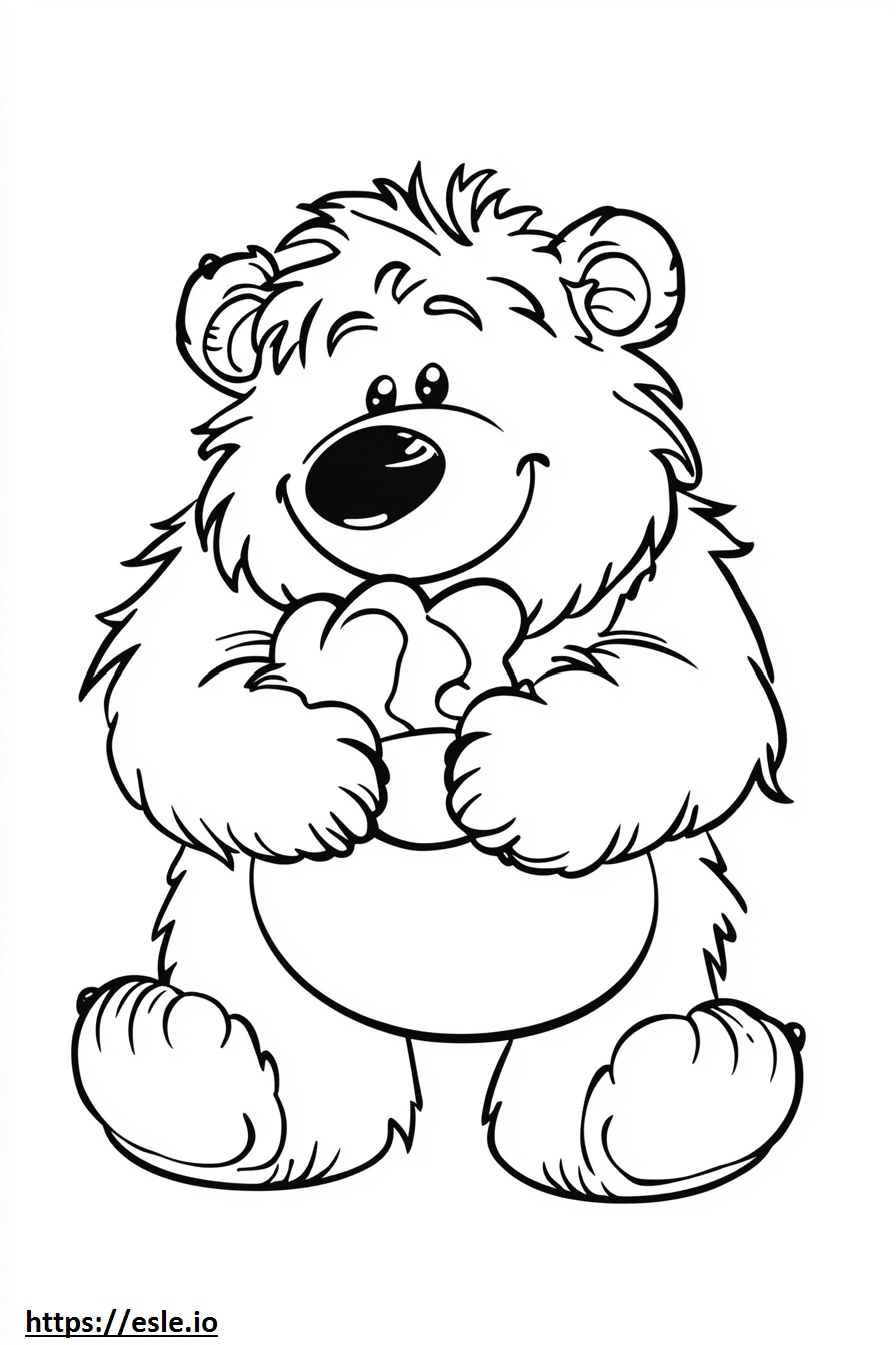 Huggy Wuggy Characters Coloring Page