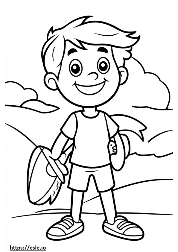 1 page colorful biography coloring page
