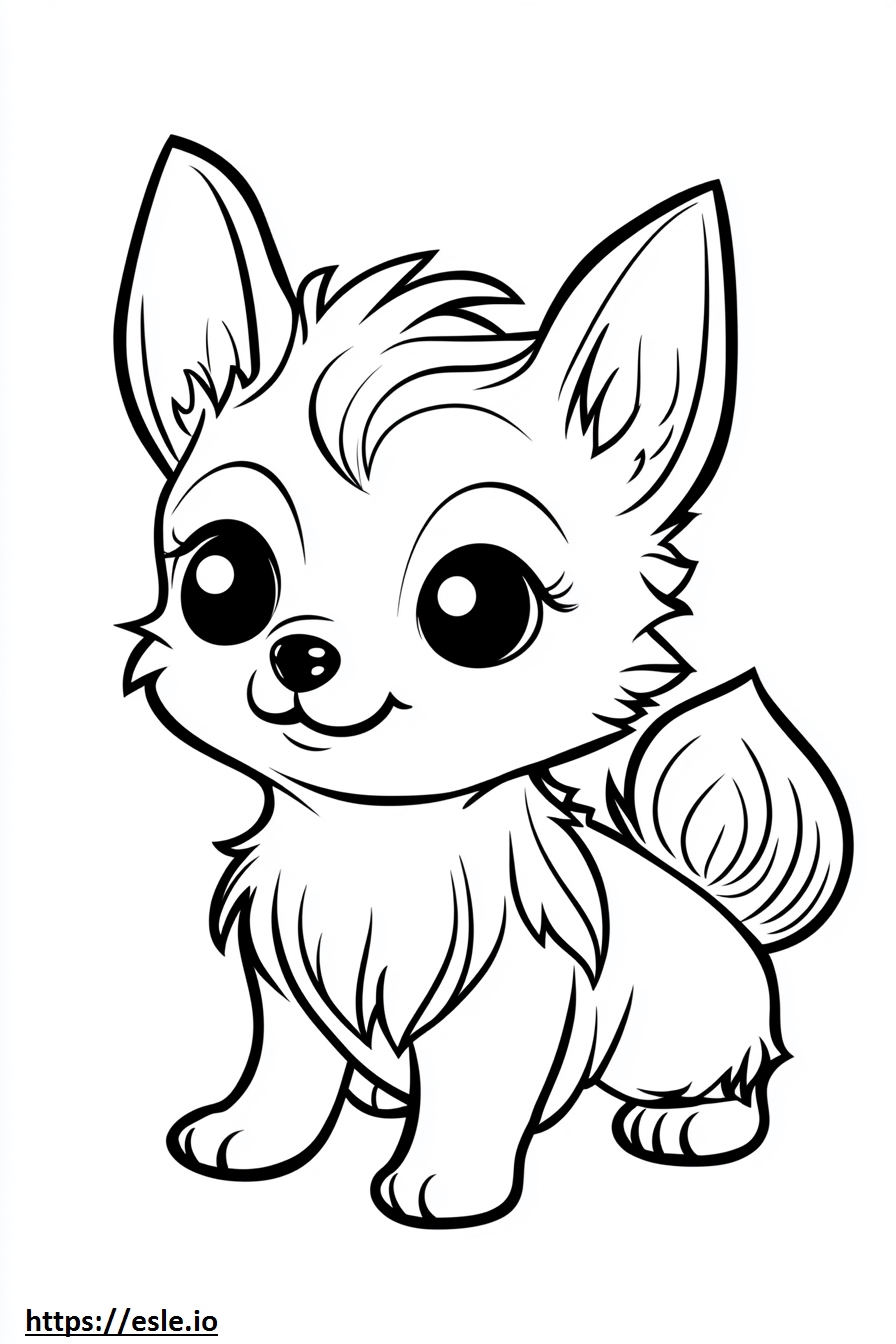 Il più piccolo animale domestico disegno da colorare