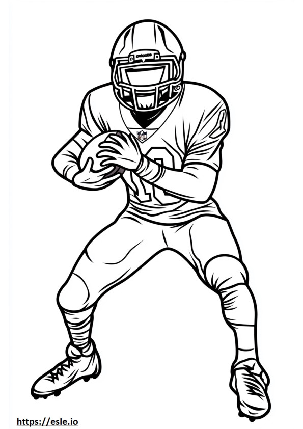 Football player free printable