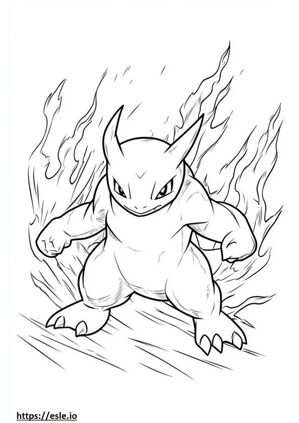 Fighting type pokemon for coloring