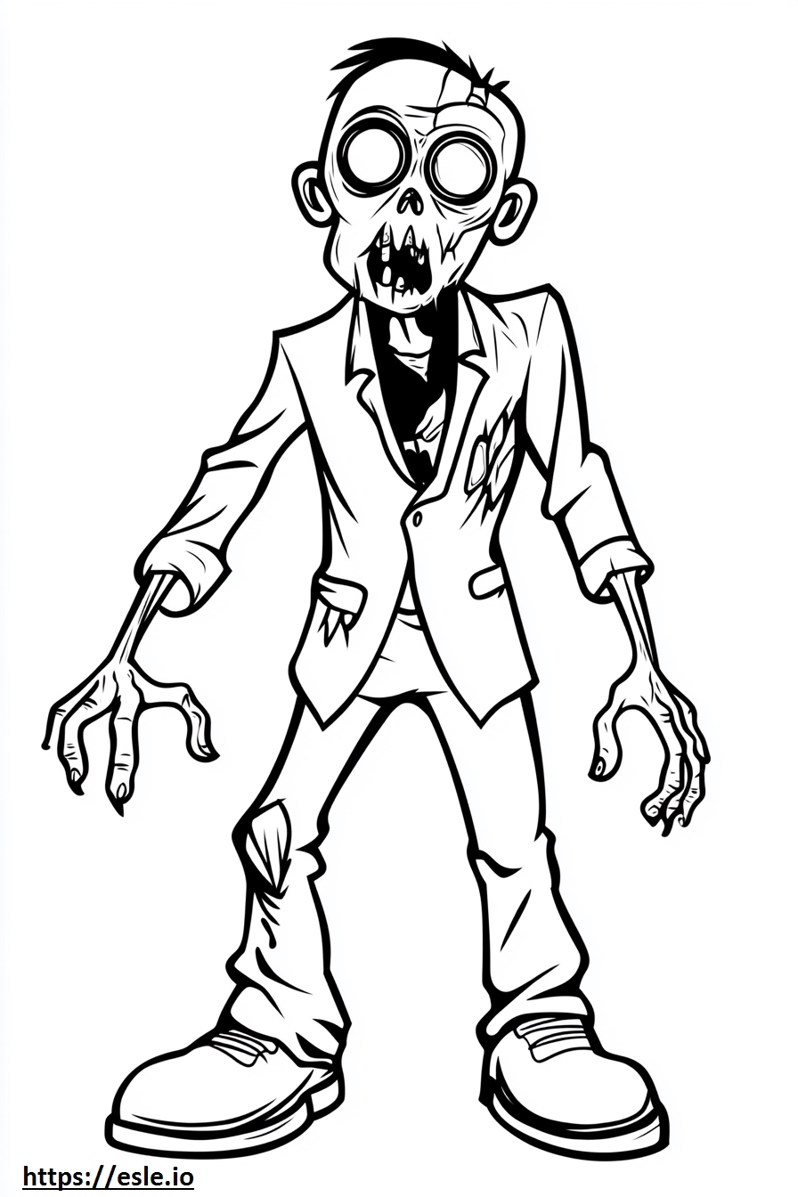 Zombies Zed a imprimer