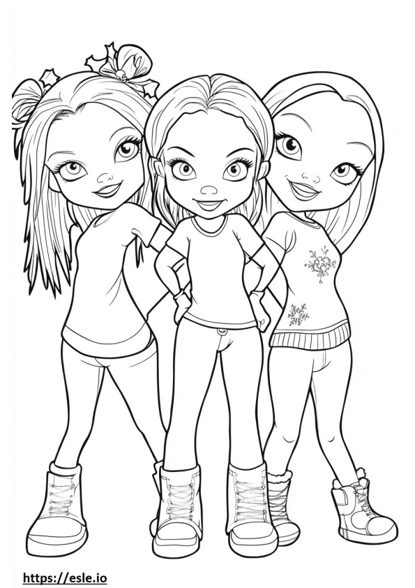 Bratz christmas free printable