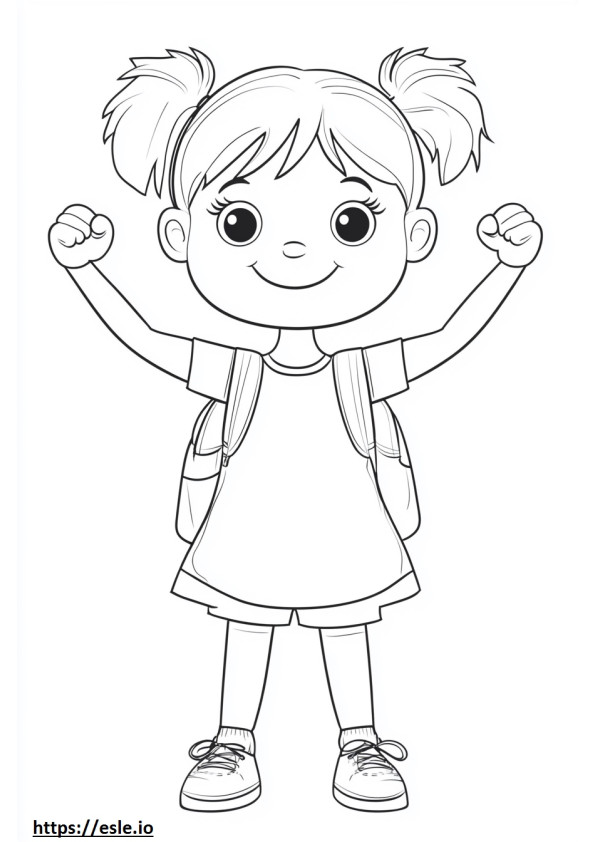 Motivational coloring page
