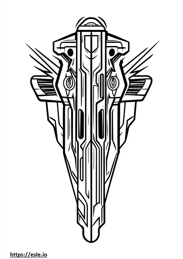 Logo nerf da colorare