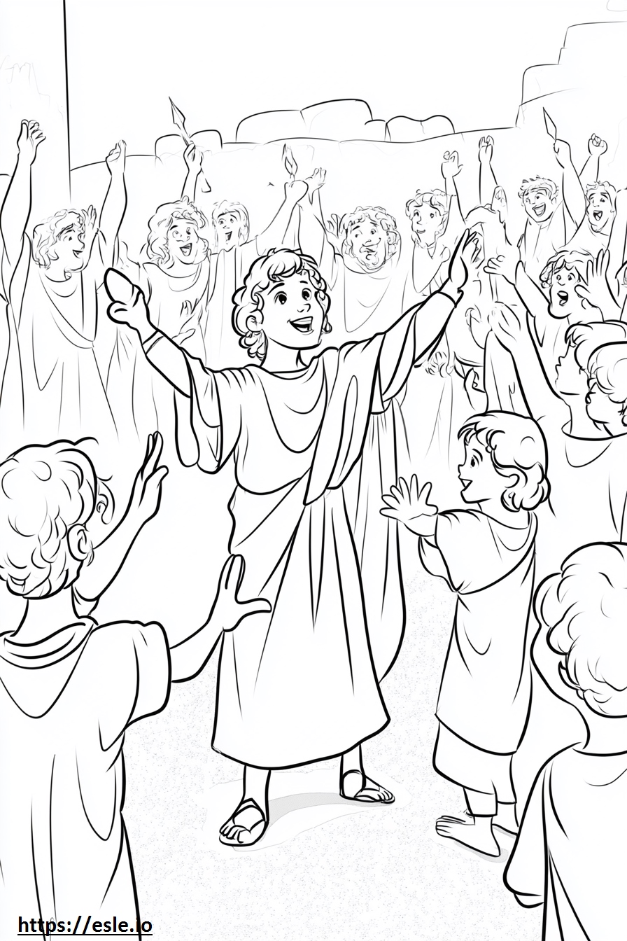 Joshua and the battle of jericho free printable