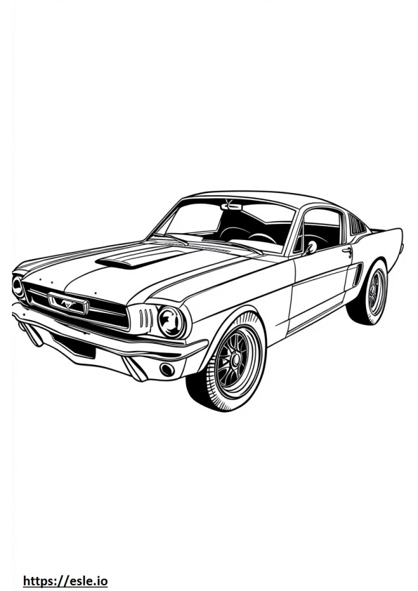 1964 mustang free printable