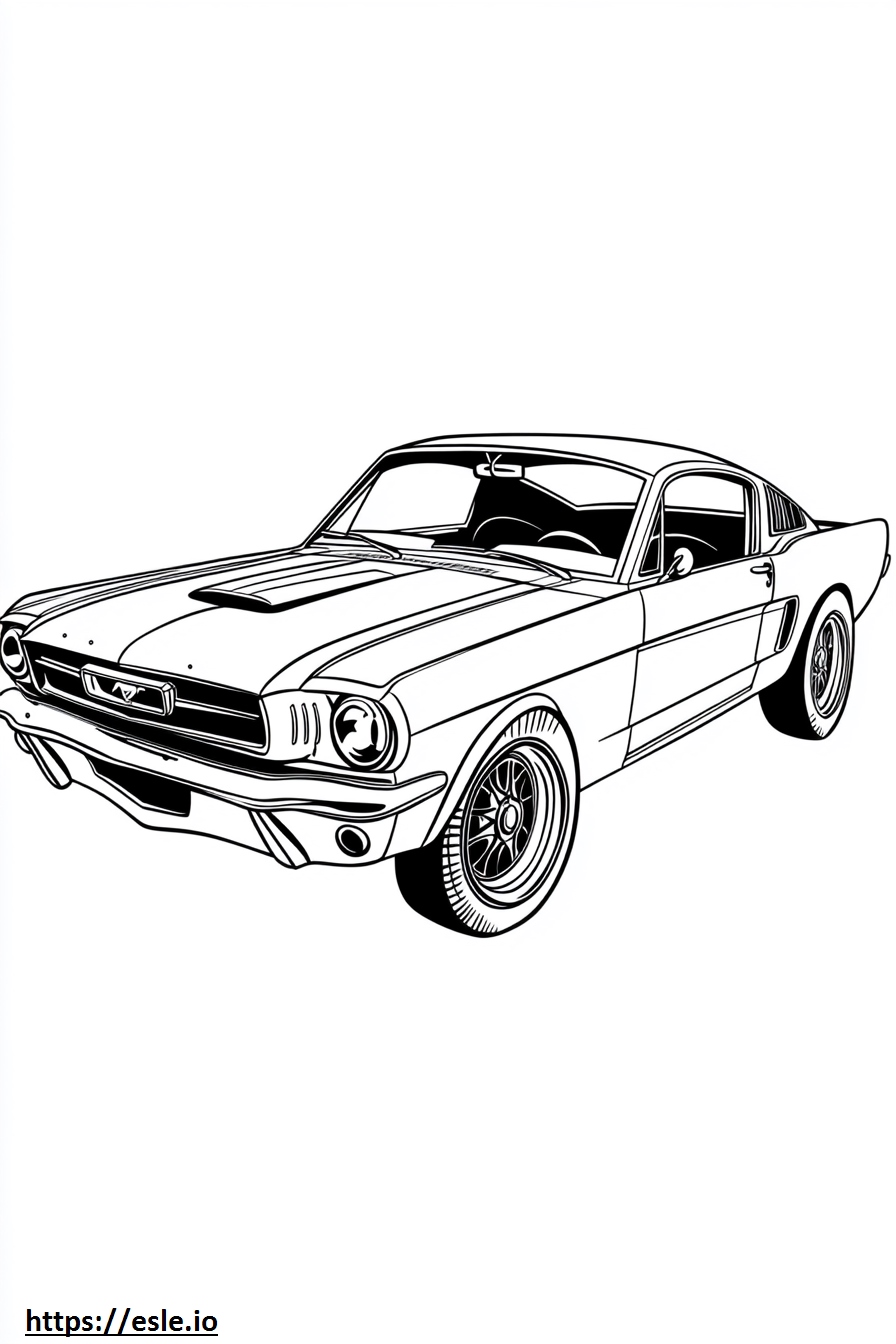 1964 mustang free printable