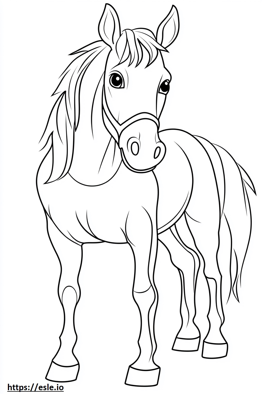 Manteau de cheval coloriage gratuit à imprimer
