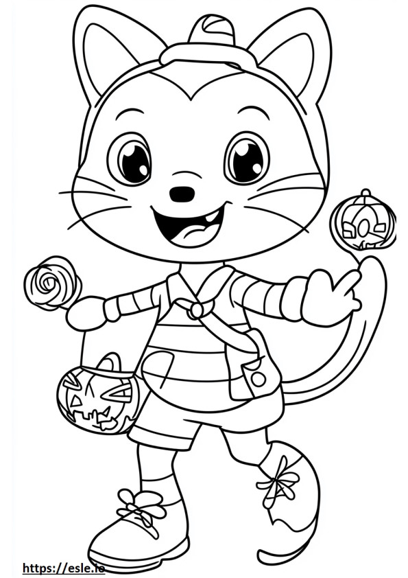 Doktor Mcstuffins na Halloween kolorowanki