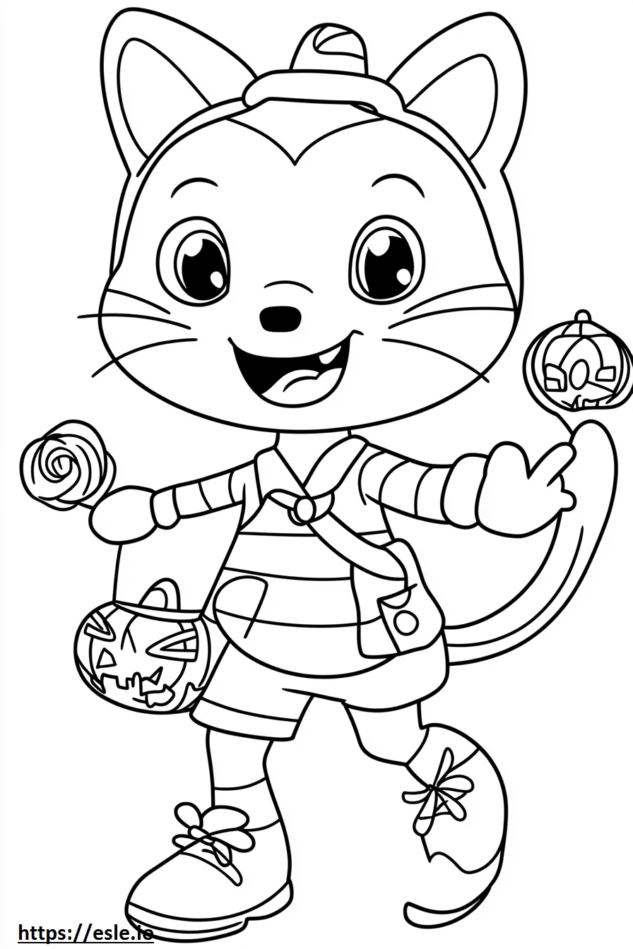 Doc McStuffins Halloween Coloring Page - Free Printable