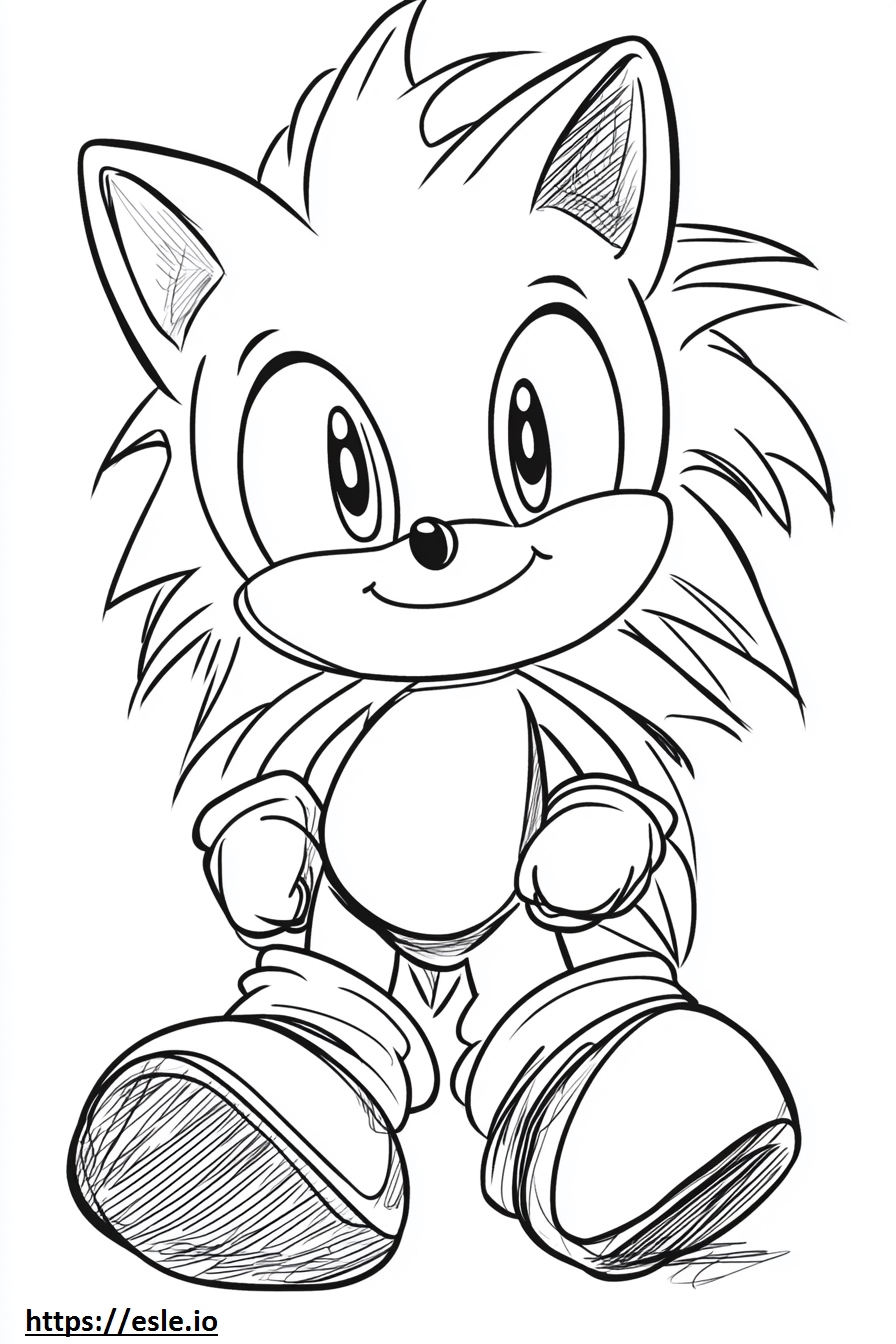 Baby sonic the hedgehog free printable