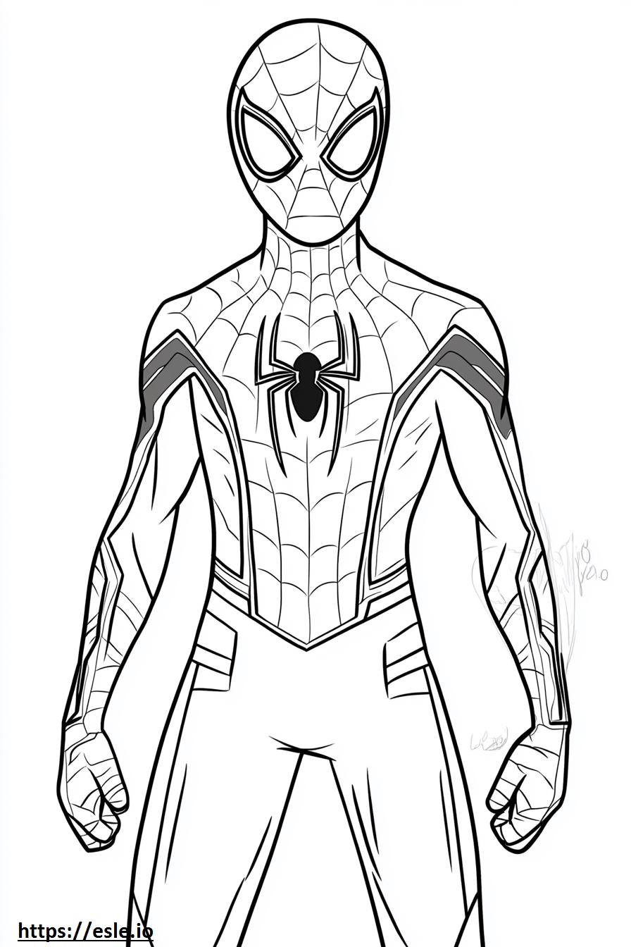 Spiderman-Meilen Morales bilder zum ausdrucken