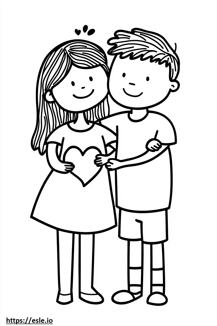 Love your neighbor coloring sheet
